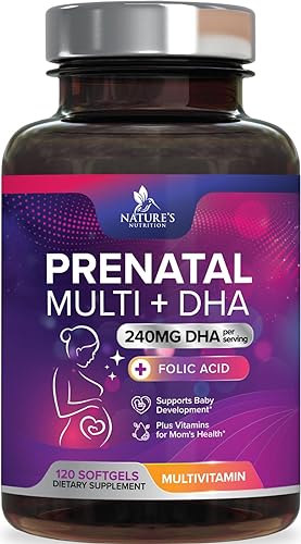 Prenatal Multivitamin with Folic Acid & DHA 120 Softgels I501970