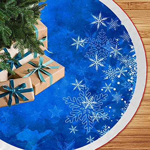 Blue Christmas Tree Skirt D898511
