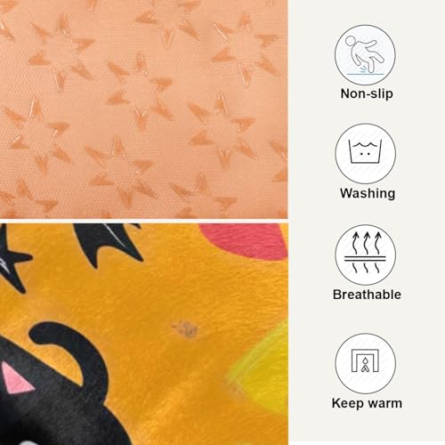 Soft Machine Washable Dog Bed Mat with Anti-Slip Bottom R4494
