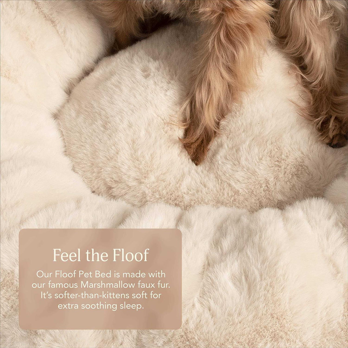 Extra Soft Dog Bed Removable Faux Fur Cover I616143