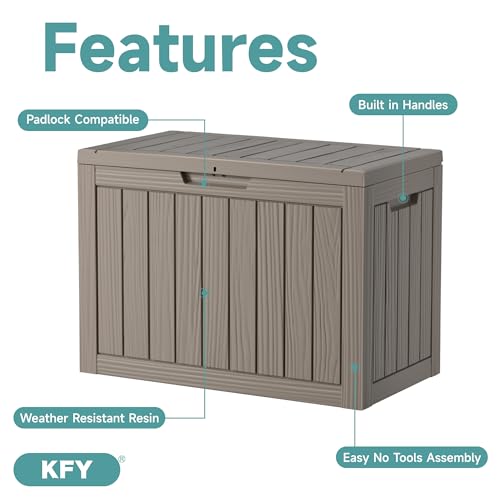 30 Gallon Waterproof Resin Deck Box P711