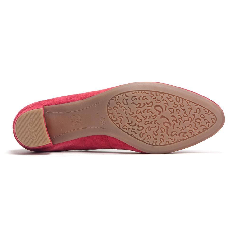 Kendall Red Leather Ankle Boots P549148