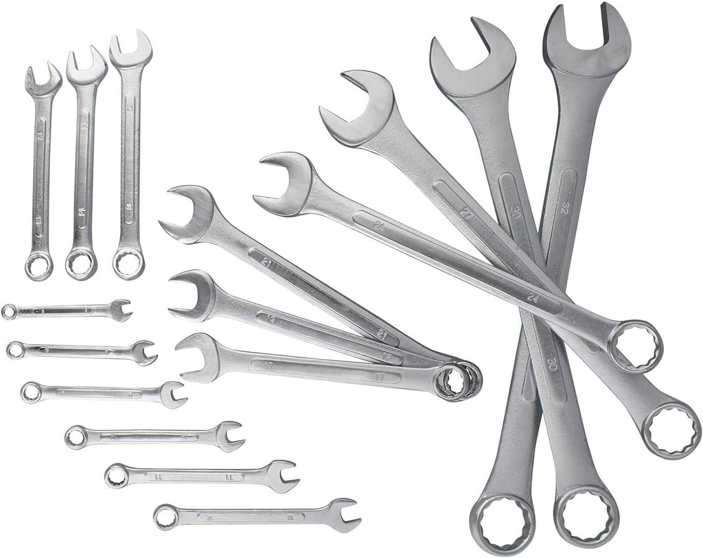 16pc Metric Combination Wrench Set 6mm-32mm V25228