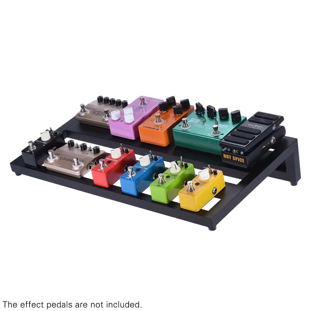 Portable Aluminum Alloy Guitar Effect Pedal Board with Carrying Bag U5709