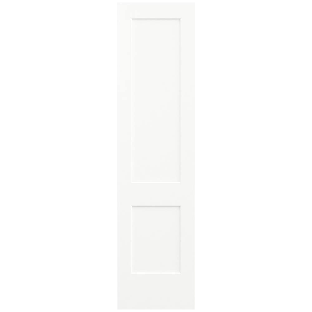 24 in. x 96 in. White Painted Solid Core Molded Composite MDF Interior Door Slab U2700