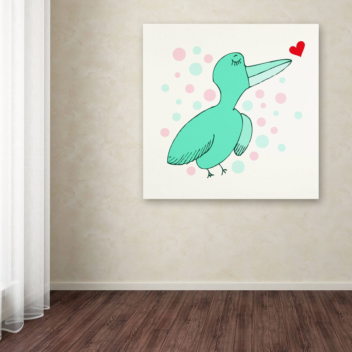 Dreamy Love Bird Canvas Art D91386