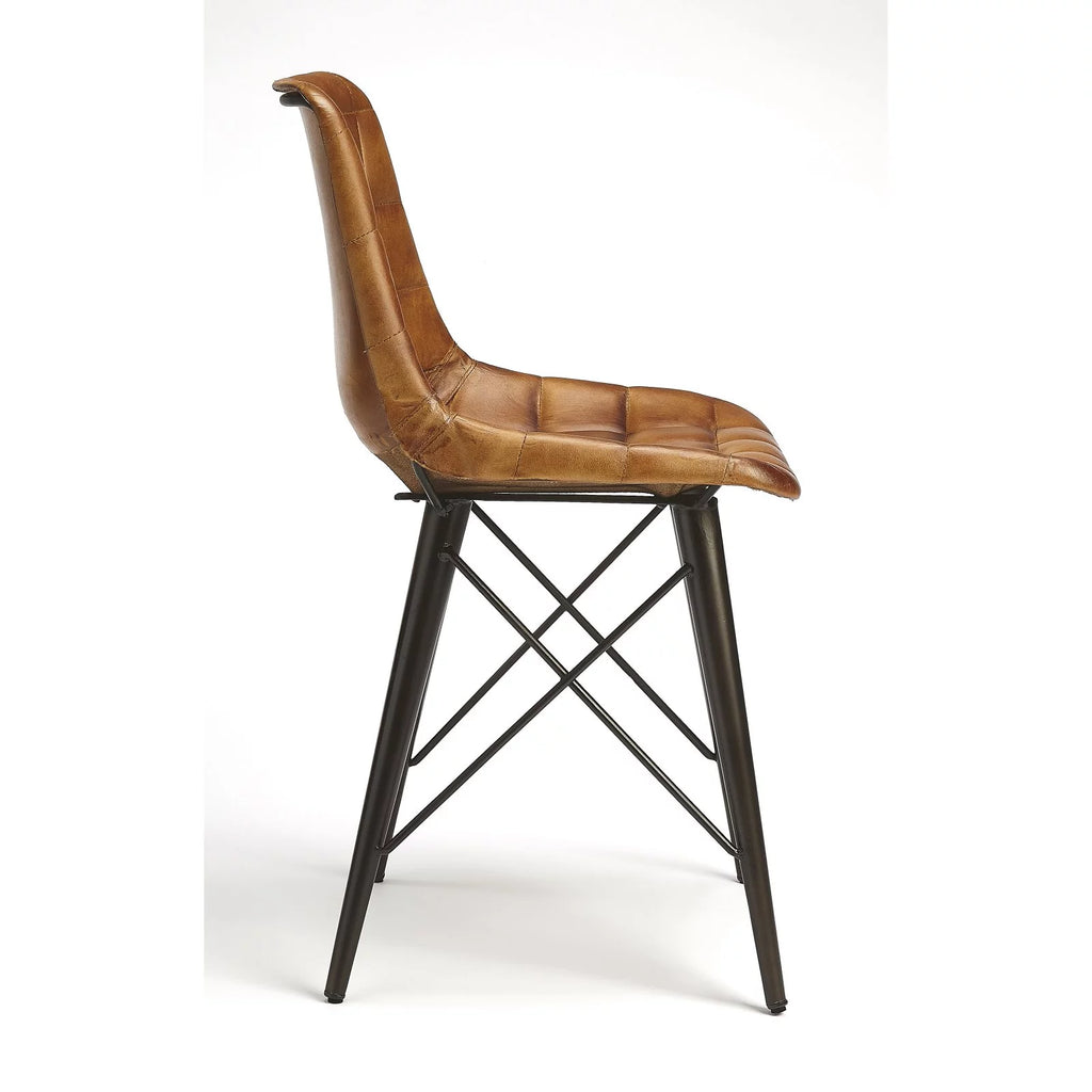 Leather Side Chair Y422