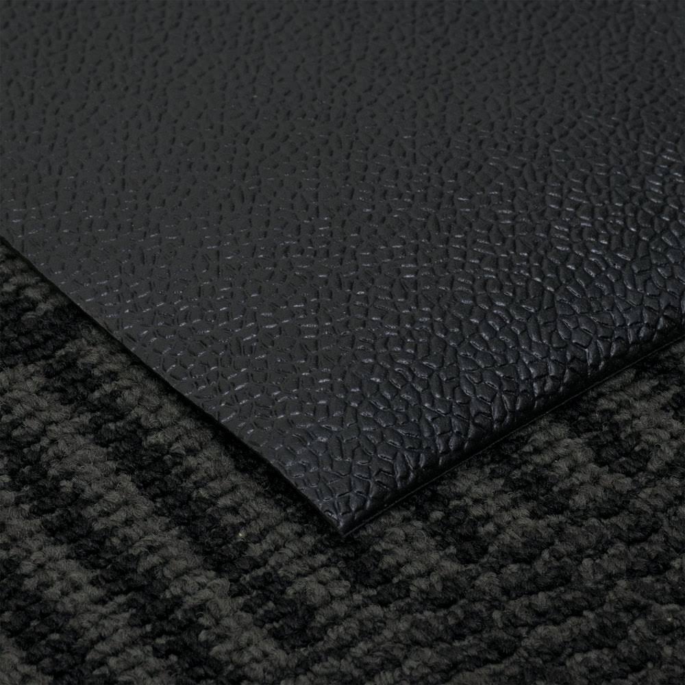Black Vinyl Carpet Protection Runner Mat, 60 ft Roll C2180
