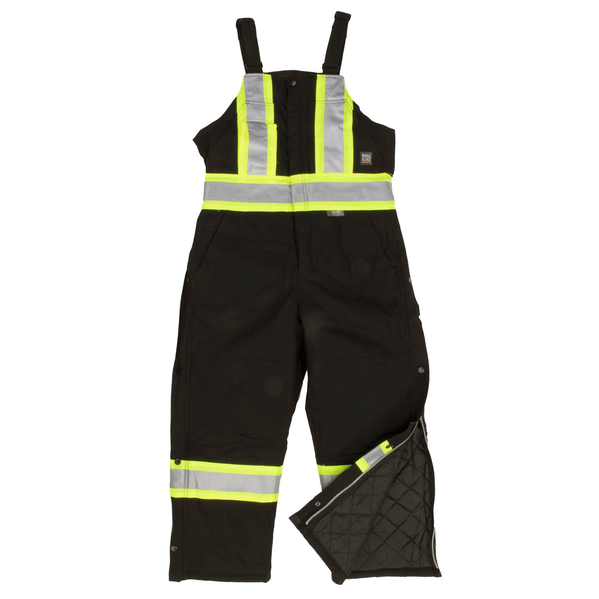 Black Insulated Safety Overall D523799