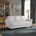 Oyster Fabric Sofa with Rolled Arms J55522