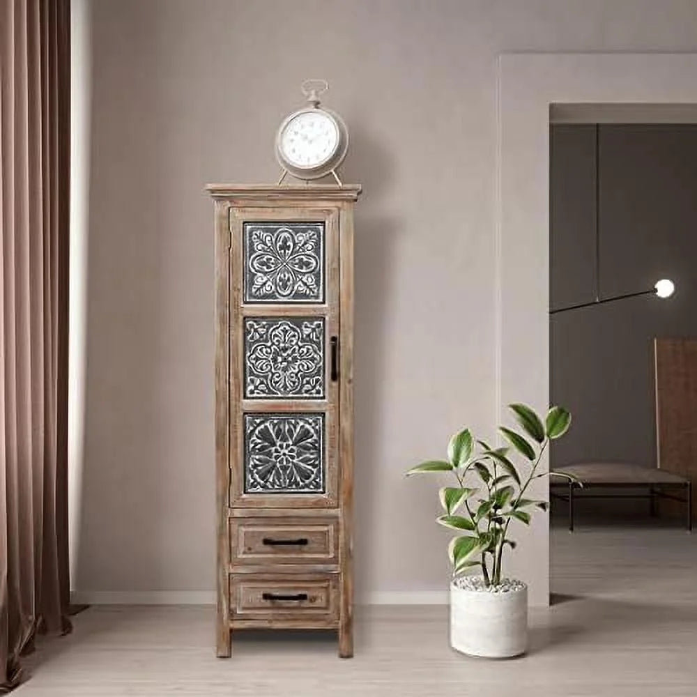 Wood Cabinet with Shelves 32 inch T525441