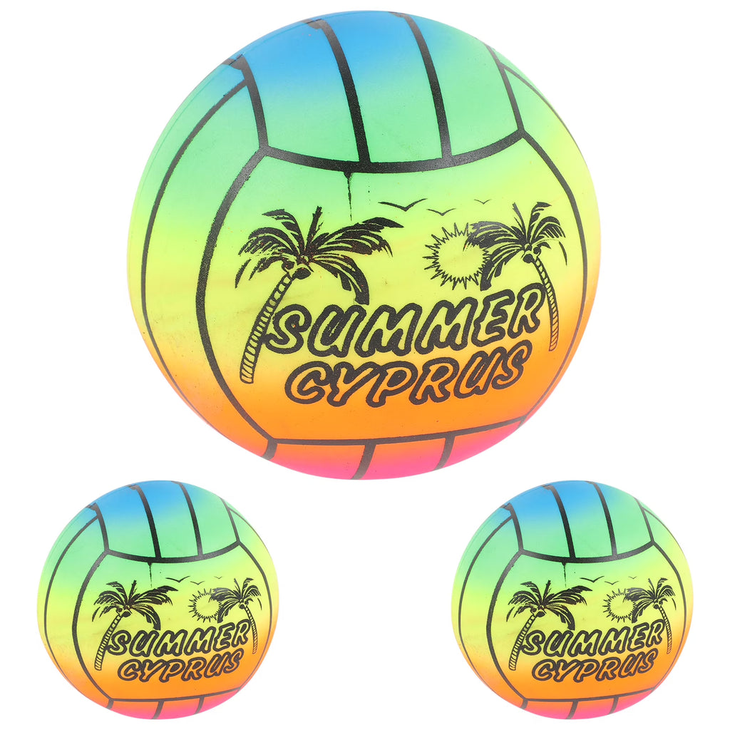 3 Pcs Rubber Playground Balls X5541