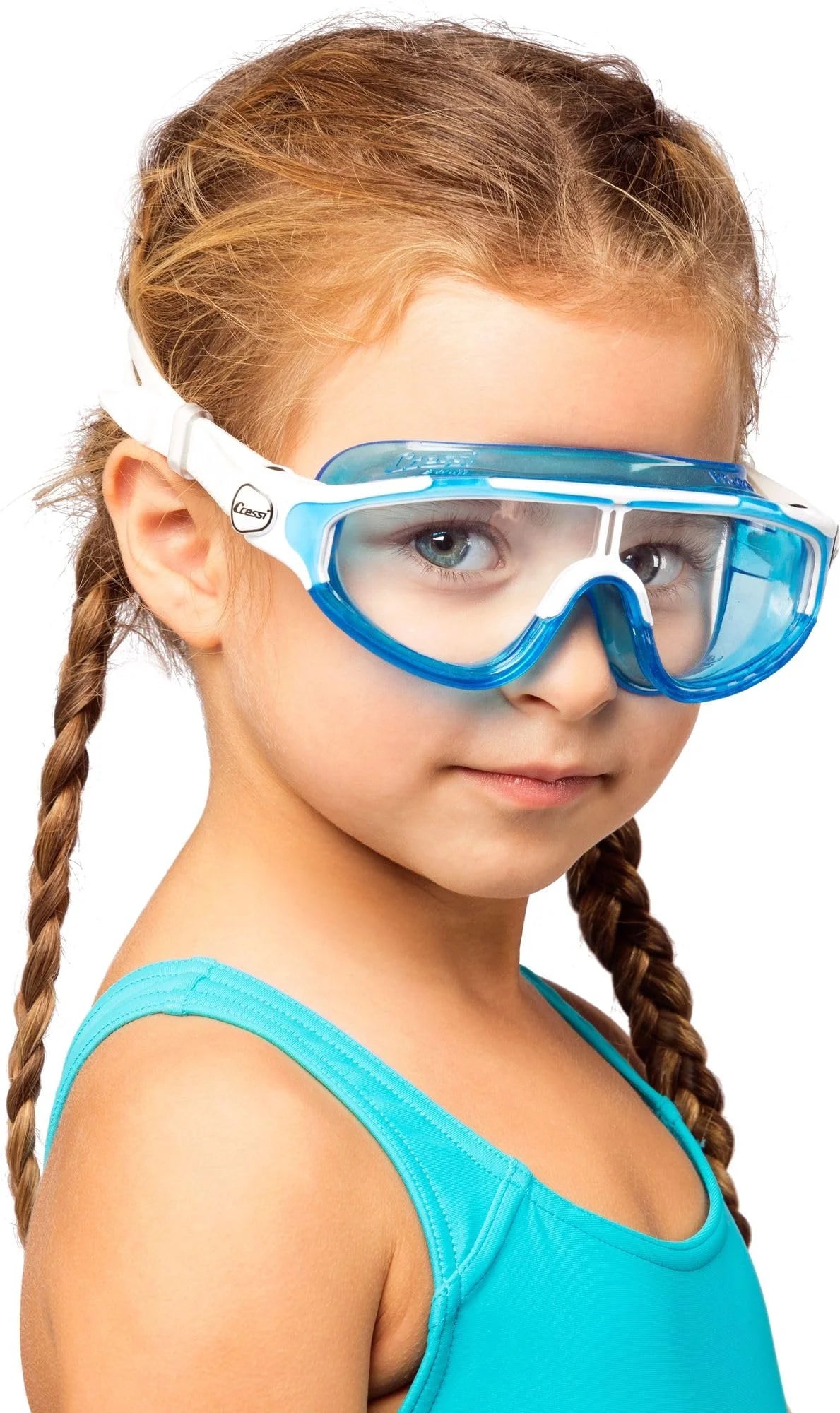 Pink White Kids Swim Mask F831469