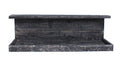 Rustic Wooden Floating Shelf Reclaimed Wood Black Y578
