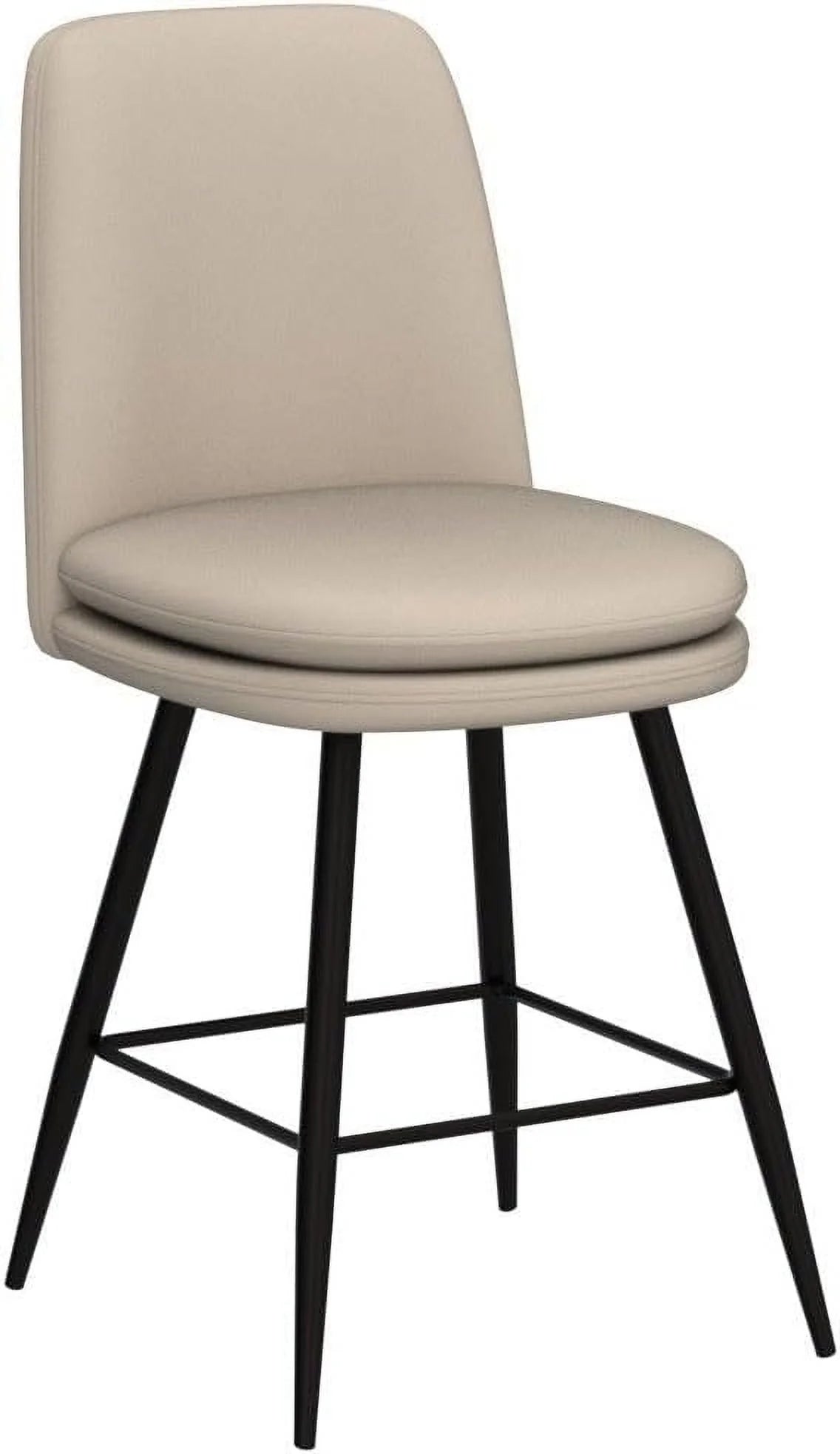 26'' Counter Height Bar Stools Set of 2 Beige E9629