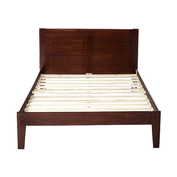 Cappuccino Full Panel Bed Z602