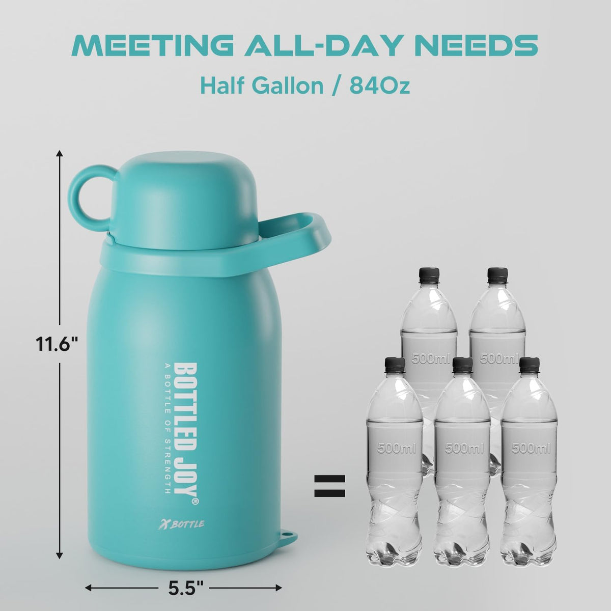 84oz Double Walled Vacuum Insulated Stainless Steel Water Bottle P396