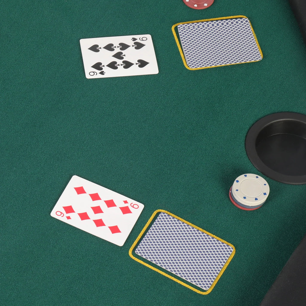 48 Octagon Folding Poker Table with Cup Holder T889