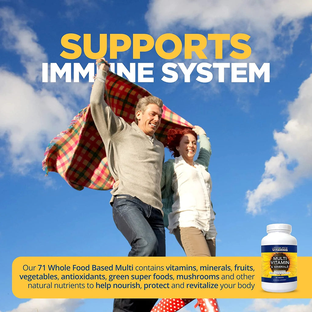 Whole Food Multivitamin & Minerals 90 Tablets D493579