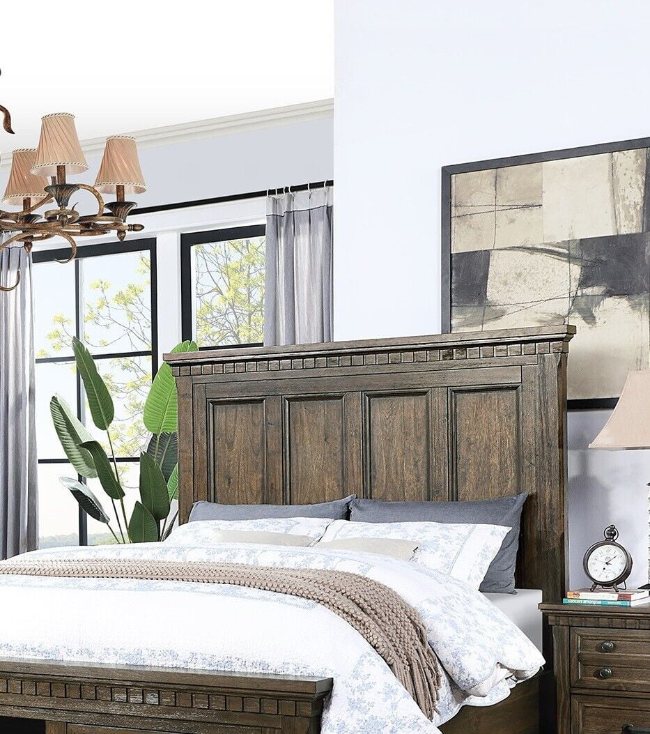 Queen Size Bed with Storage Drawers F607