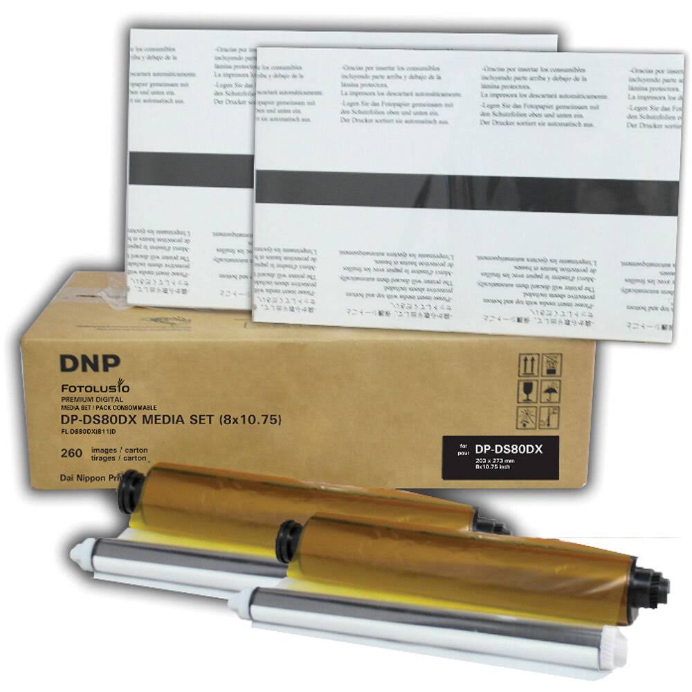 8x10x22 Duplex Ribbon Media Kit, 65 Prints, 2 Pack E32694
