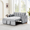 Black Velvet 3 in 1 Sleeper Sofa Bed L5539