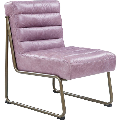 22 Inch Top Grain Leather Accent Chair S415808