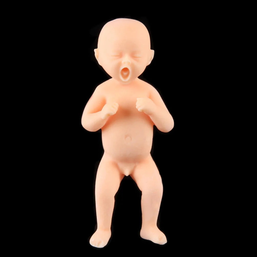 Set of 2 Resin Doll Statue Decor J298