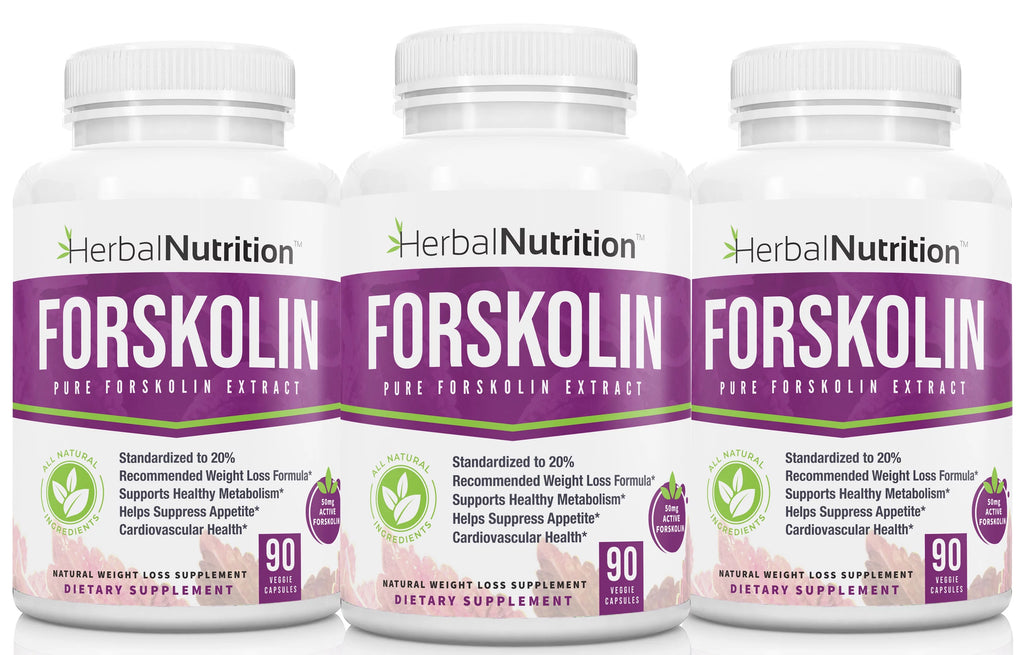 Pure Forskolin Extract 250mg 20% Coleus Forskohlii 90 Ct N232