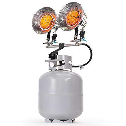 30,000 BTU Dual Burner Propane Tanktop Heater S7788