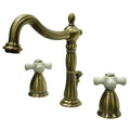 Antique Brass Widespread Bathroom Faucet M2016