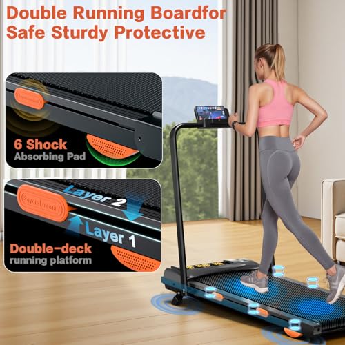 Incline Treadmill with Handle Bar, 350 Lbs Capacity R7722