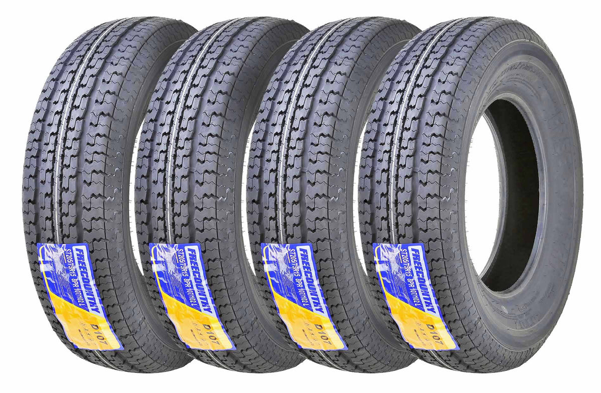 Trailer Tires ST 205/75R15 8 Ply Load Range D Set 4 X270063