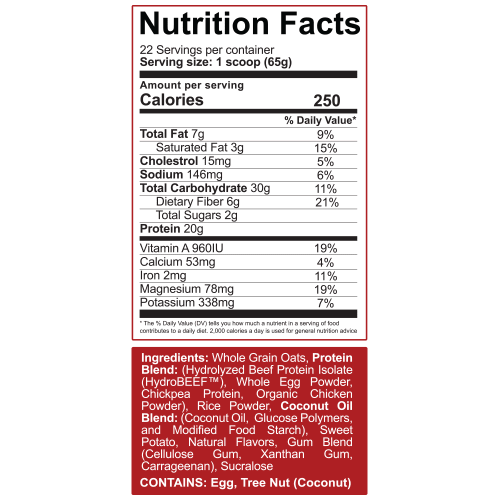 Real Carbs + Protein F4034