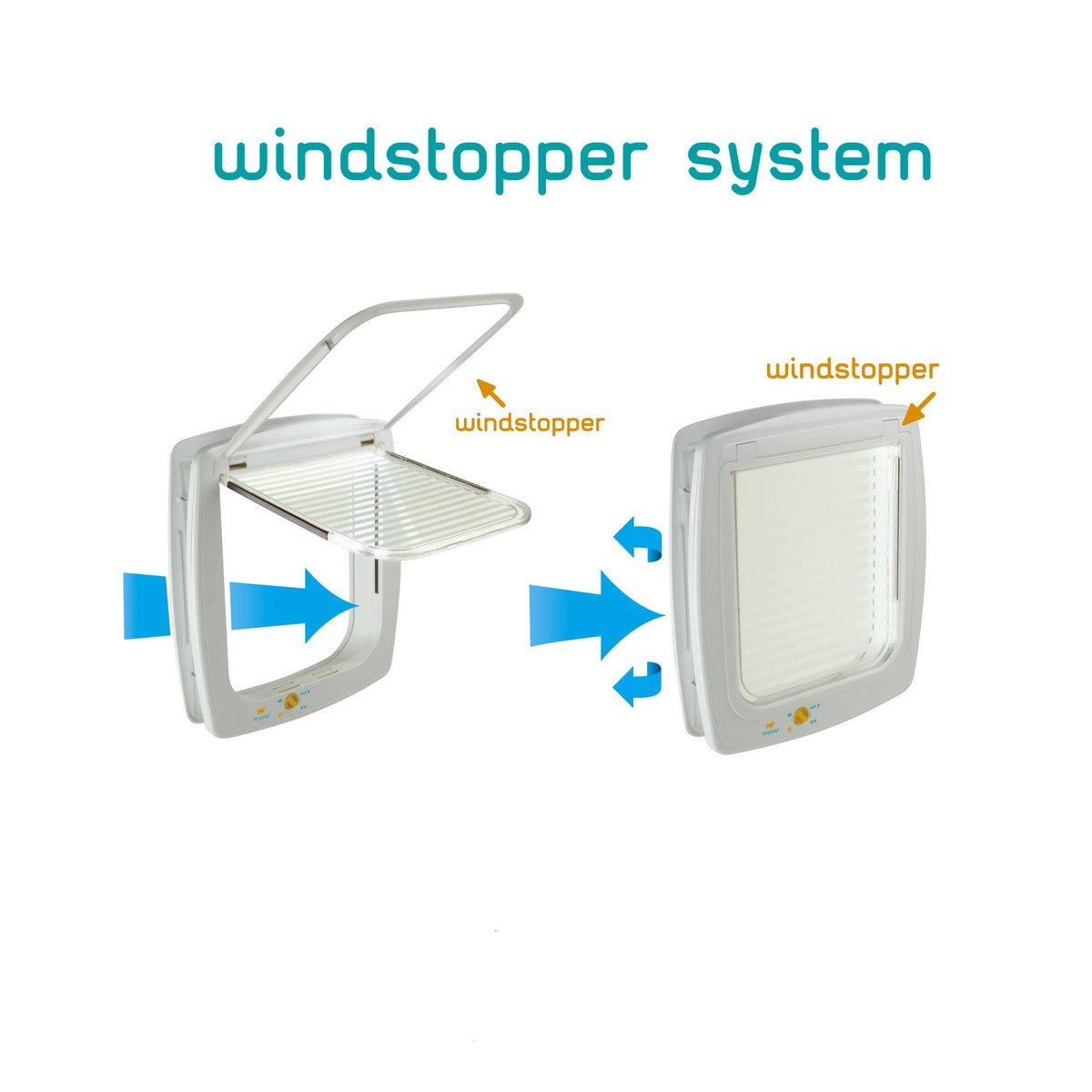 White Cat and Dog Flap Swing 15 Y377814