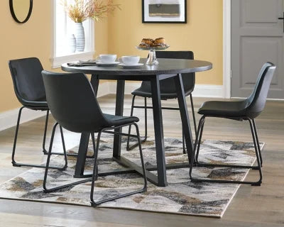 Gray/Black Dining Table Y774