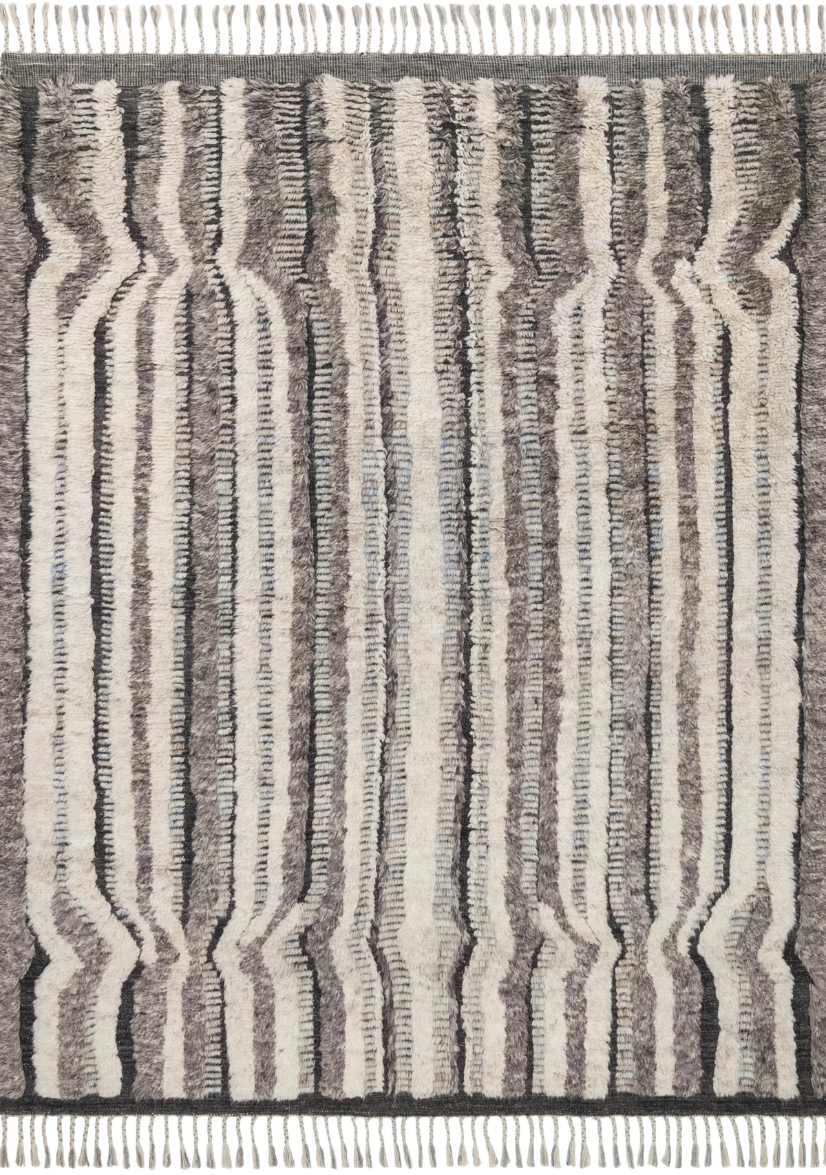 Stone Charcoal 5'6 x 8'6 Rug D7035