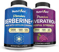 Berberine HCL 1200mg & Resveratrol with Ceylon Cinnamon & Acai Berry 120 Caps D69042