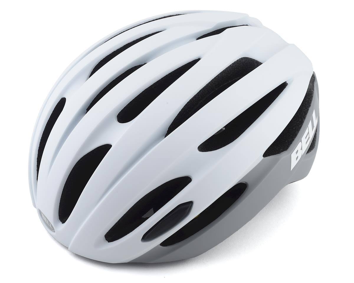 Matte Gloss White Gray LED MIPS Helmet H671