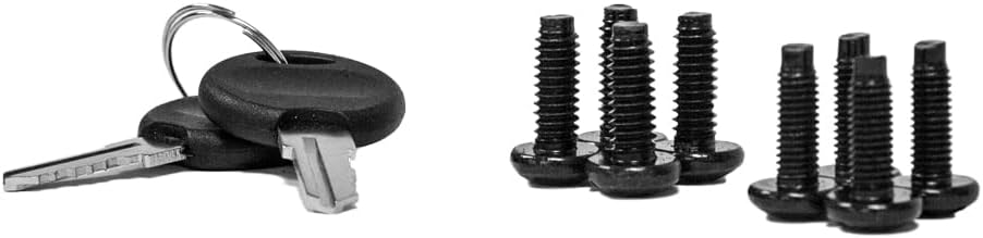 2U Black Rack Mount Drawer with Lock and Key Pack of 2 Y643011